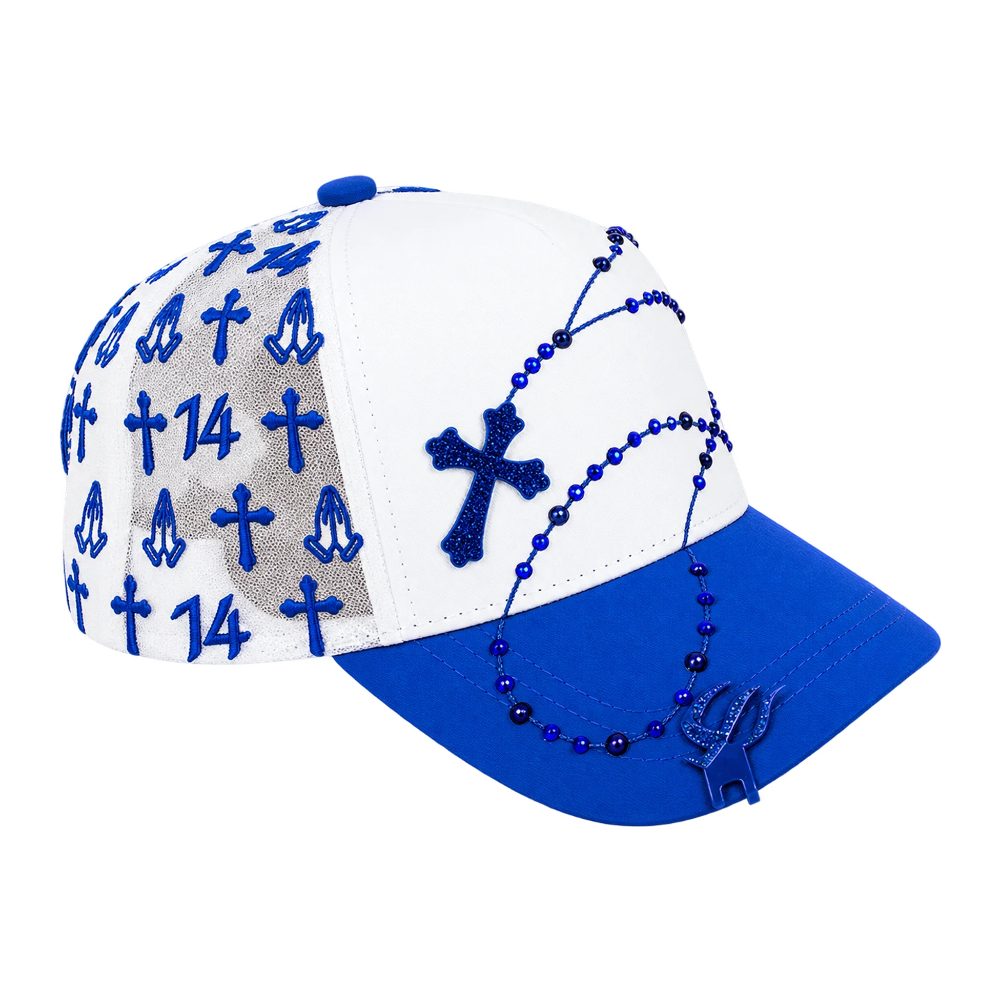 Gorra Éxodo 14-14 Rosario Azul, blanco · azul